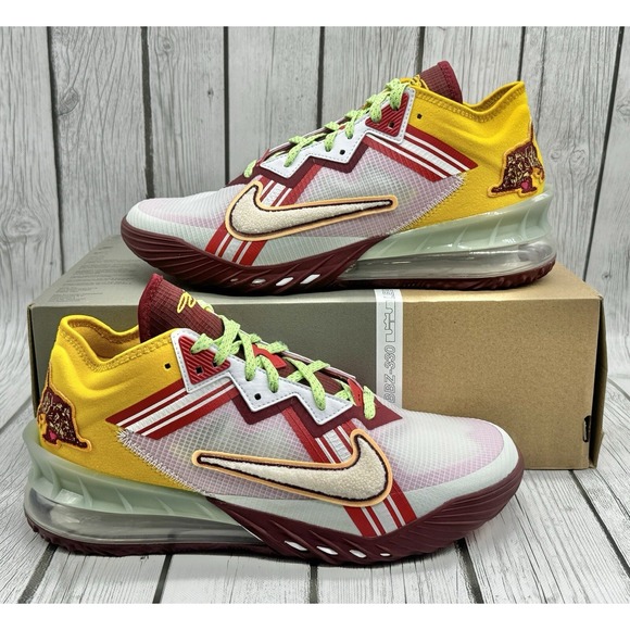 Size 10.5 - Nike x Mimi Plange LeBron 18 Low Higher Learning CV7562 102